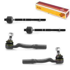 Inner & Outer Tie Rod End Kit for Mercedes E350 E320 E550 E500 RWD CLS550 4 PCS