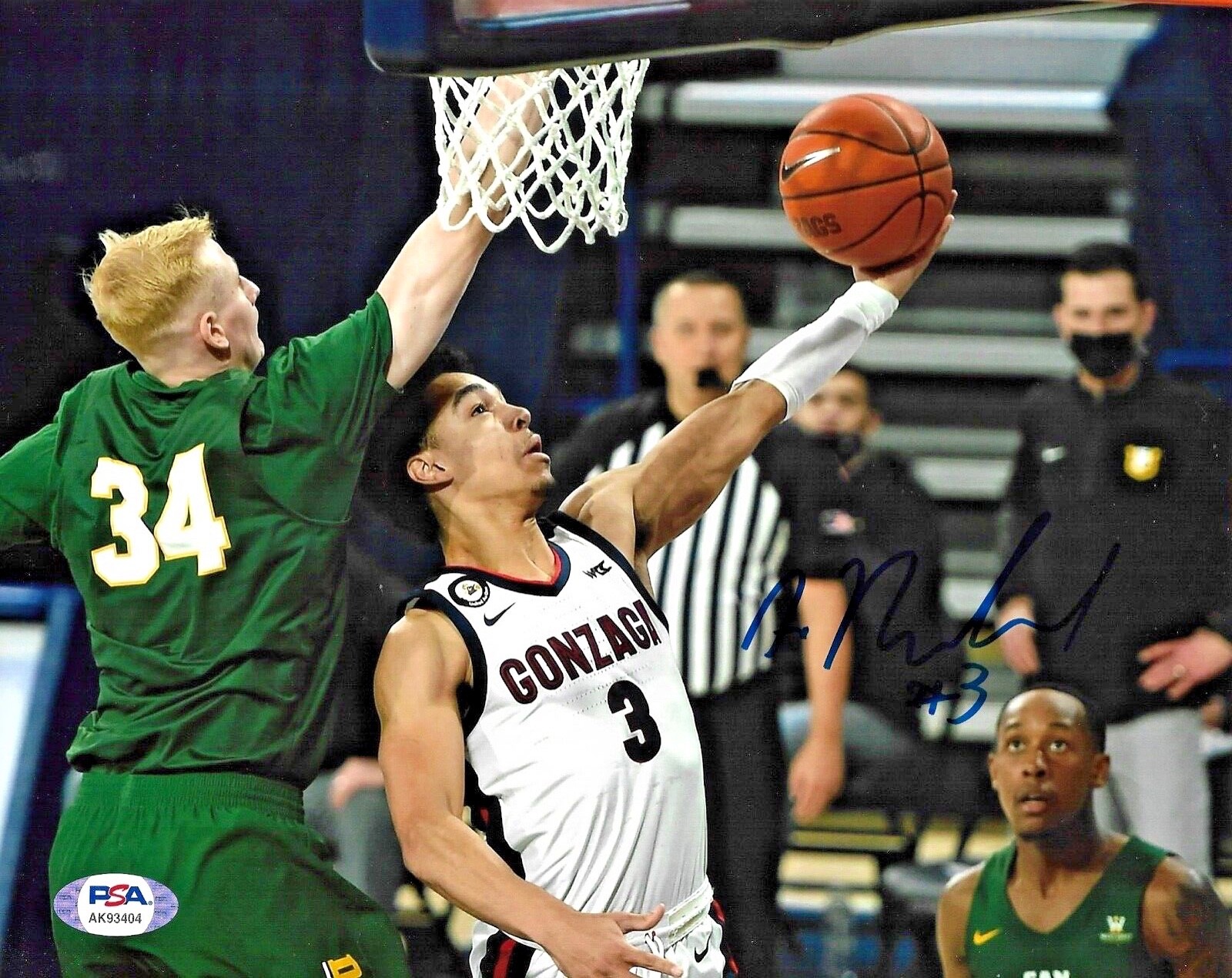 Andrew Nembhard Autographed Signed Gonzaga Bulldogs NBA Auto 8x10 Photo PSA/DNA COA #1 