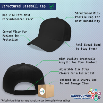 Baseball Cap Zebra Face Embroidery Dad Hats for Men & Women Strap Closure 1 Size