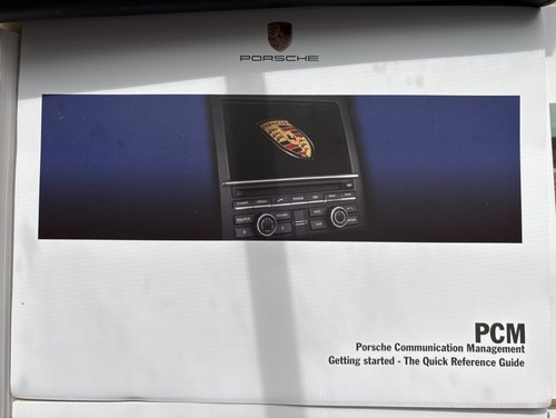 Porsche Panamera 2013 Owners Manual Set Hybrid Supplement Quick Reference Guide - Picture 6 of 12