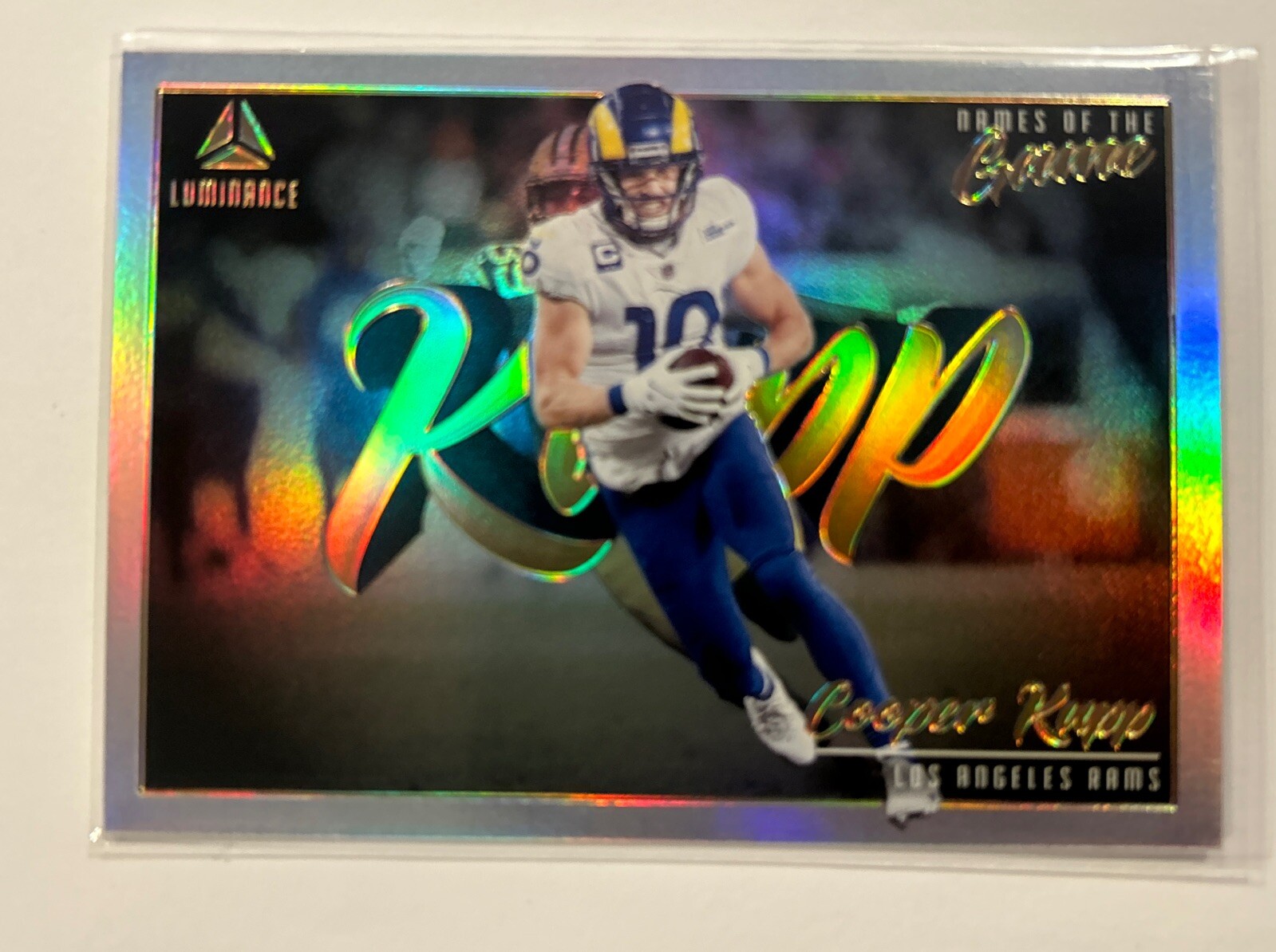 2022 Panini Luminance Cooper Kupp Names Of The Game Case Hit NM-CKU - Rams