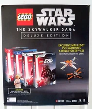 Lego Star Wars Skywalker Saga Deluxe Promo Store Display Poster Sign 24" x 28"