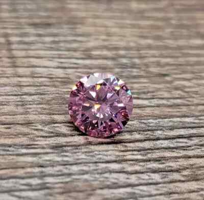 #ad #ad 4 CT Natural Baby Pink Diamond Round Cut 10.50 mm VVS1 D Grade GDGL Certified.. $58.77