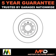 1x Brake Disc Rear Motaquip Fits Audi A6 2004-2011 4F0615601E