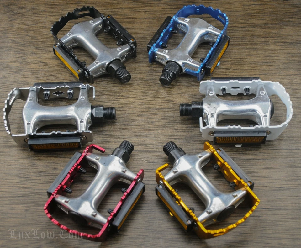 Alloy Fixie Road Bike Quill PEDALS 9/16" Fixed Gear Track Bicycle BMX Cruiser - Image 2 of 3