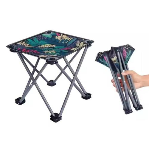 Folding Chair, Small Chair for Camping Barbecue Fi ,Outdoor Portable Stool - Picture 9 of 27