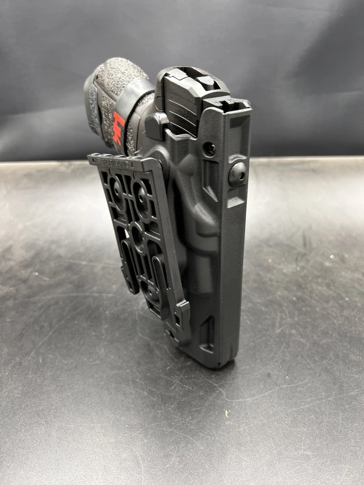 Safariland HK P30sk Black ALS LH Holster Heckler & Koch H&K 9mm 40 w QLS Fork - Image 3 of 4