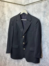 BURBERRY London Blazer Super 100er Wolle Goldknöpfe Classic Fit 44R