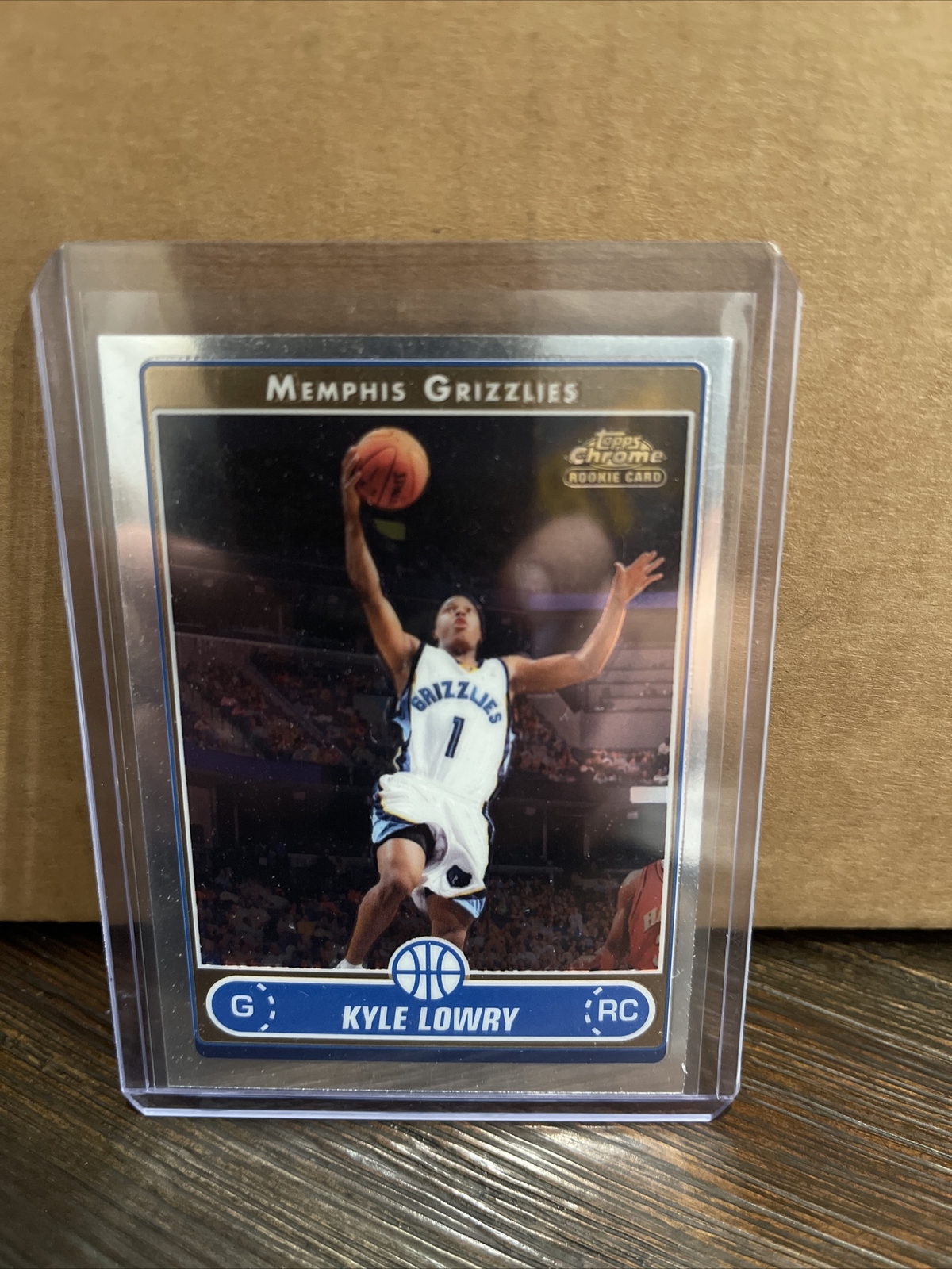 2006-07 Topps Chrome Kyle Lowry Rookie Card RC #162 Grizzlies Raptors