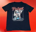 New Pabst Blue Ribbon Beer Rustic Sign Logo Mens Vintage Classic T-Shirt