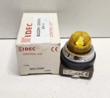 NEW OLD STOCK! IDEC 24V YELLOW IZUMI PILOT LIGHT APN122DNY