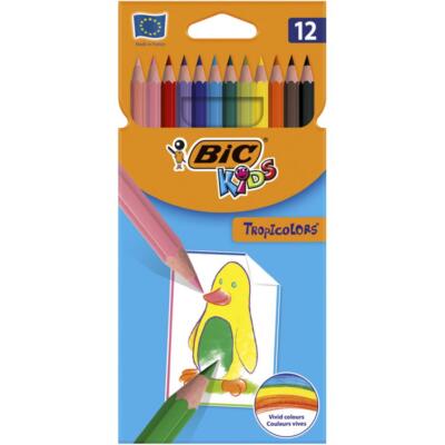 BIC KIDS Buntstifte Tropicolors, 12er Kartonetui