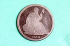 ESTATE FIND 1838 O No Stars Seated Liberty Dime  #M3379