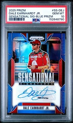 エルサ ファクシミリオートグラフカード 25/25 2025 Panini Prizm - Sensational Signatures Dale Earnhardt Jr. #SS