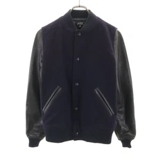 A.P.C. Stajan XS Navy Sleeve leather Women