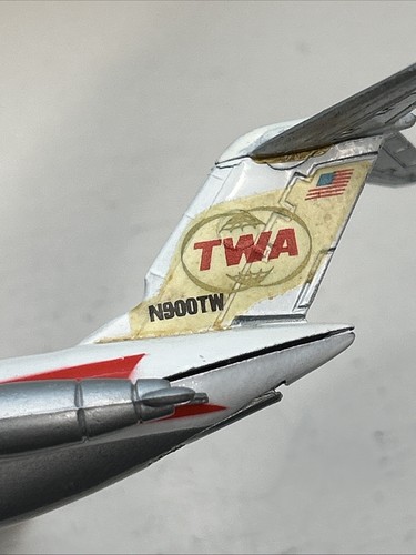 VINTAGE AERO MINI DC-9 TWA N900TW PASSAGIER JET FLUGZEUG JAPAN MASSSTAB 1:239 - Bild 17 von 18