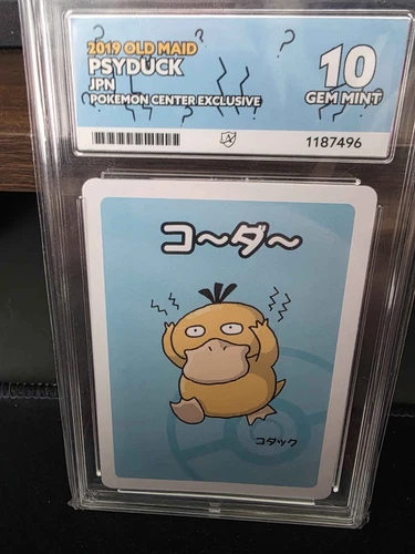 Pokemon Card Psyduck Ace 10 Gem Mint Old Maid Japanese