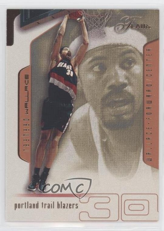 2001-02 Flair Rasheed Wallace #30 0x1