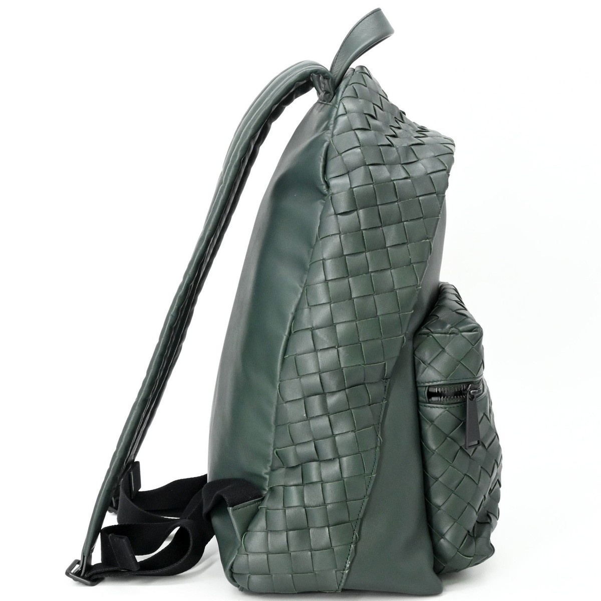 BOTTEGA VENETA Bottega Veneta Intrecciato Backpack Rucksack Green