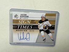2019/20 Upper Deck Sign Of The Times Auto Victor Olofsson /99