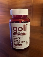 Goli Zero Sugar Apple Cider Vinegar Gummies SUGAR FREE ZERO SUGAR
