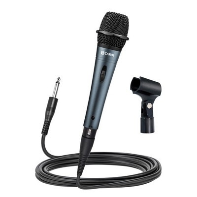 E dur-916S Gray XLR Vocal Mic: Supercardioid, Dual Shock Mount, XLR Cable