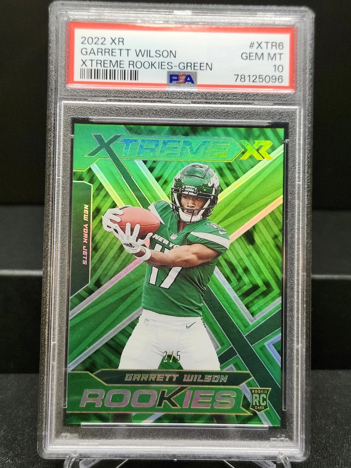 Garrett Wilson Panini XR Xtreme Rookies #XTR6 Green
