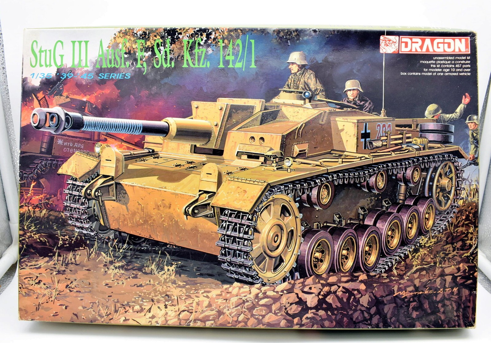 Modellino model kit montaggio tank STUG III AUSF. F SD. KFZ. 142/1 modellismo