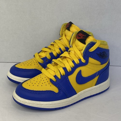 Nike Air Jordan 1 Retro High OG "Reverse Laney" Kids Size 11C (FD2597-700)