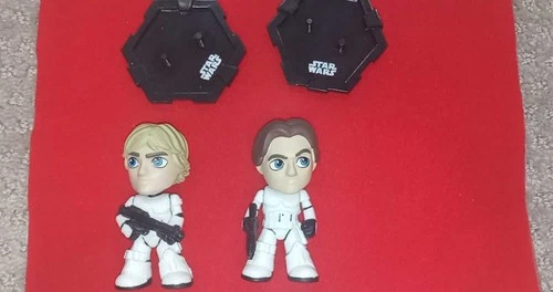 Star Wars Funko Mystery Mini Stormtrooper Luke Skywalker And Han Solo