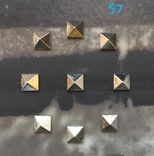 Universal Snowboard Stomp Pad Pyramid Stud Traction Grip Pad Chrome 1 size USNEW