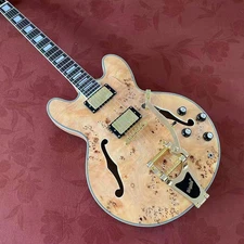 ES 335 electric guitar Hollow body gold hardware Bigsby Tremolo System