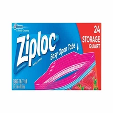 BAG ZIPLOC EZOPN QT24CT