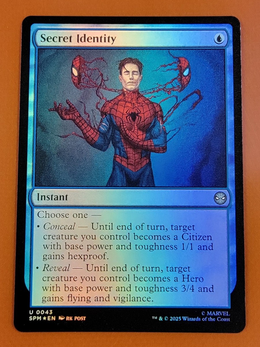 1x Secret Identity | FOIL | Spider-Man | MTG Magic Cards | eBay 1x Secret Identity | FOIL | Spider-Man | MTG Magic Cards | eBay