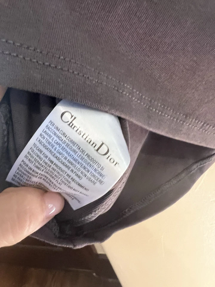 Jadore Dior Майка серый 38 средний Christian Dior винтажный новый с Ярлыками ретро 90-х - Изображение 3 из 4