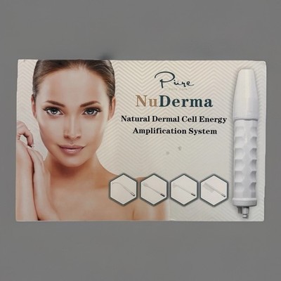 NuDerma Portable Handheld Skin Therapy Wand Machine w/Neon Skincare NIB
