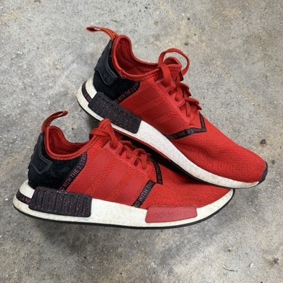 adidas NMD_R1 Speckle Pack Scarlet Mens Size 8.5 EF3327