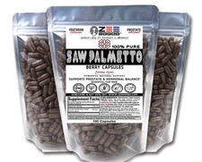 Pure Saw Palmetto Capsules 1200mg All Natural...