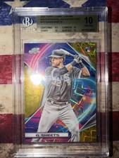 Gavin Sheets 2022 Topps Cosmic Chrome #177 Gold Interstellar Refractor /50