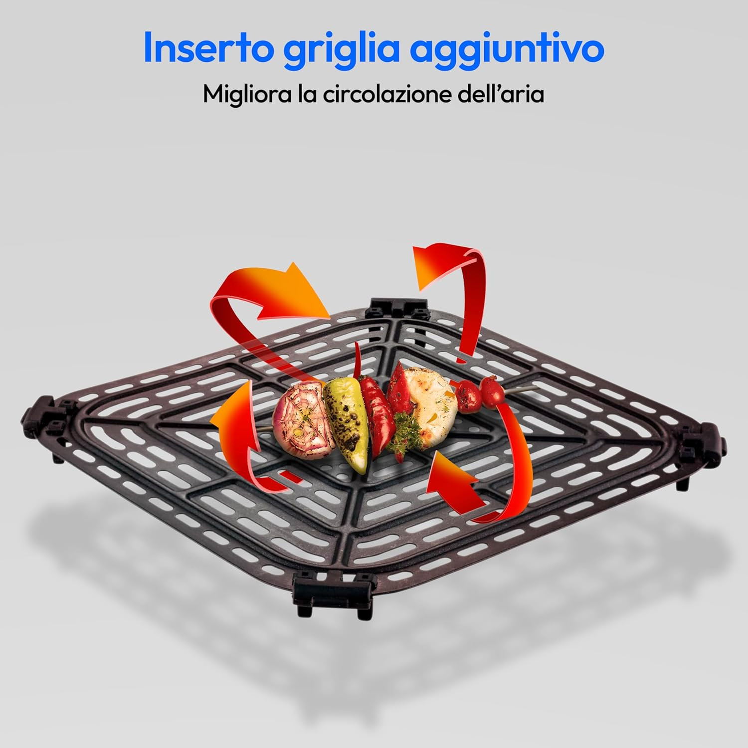 Friggitrice Ad Aria Calda P10 XL (Cestello XXL Da 6,8 Litri, 2.150 Watt, Due Ele foto 5