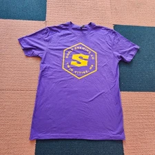 Surly Brewing Co T-Shirt Adult Large Logo Twin Cities Minnesota Purple Z0b