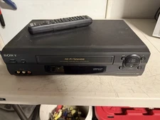 Sony SLV-N55 VCR VHS Player recorder Hi-Fi Stereo W/ Remote Tested, WORKS GREAT!