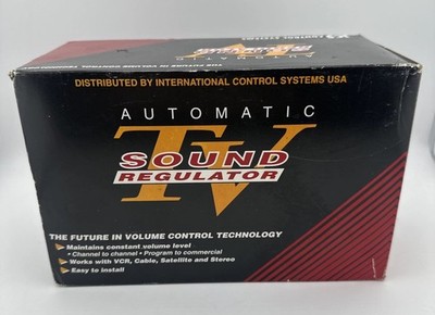 Automatic TV Sound Regulator Volume Control Technology ICS Systems NEW OPENED