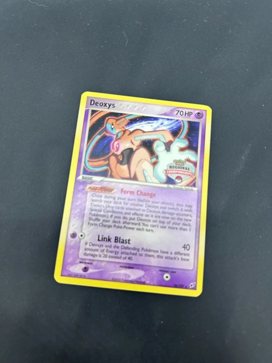 deoxys pokemon card value Deoxys 33/108 XY Roaring Skies Holo Rare Pokémon Card NM main image 0