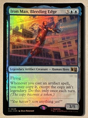 MTG / Iron Man, Bleeding Edge / MSC / #626 / FOIL / Rare / NM
