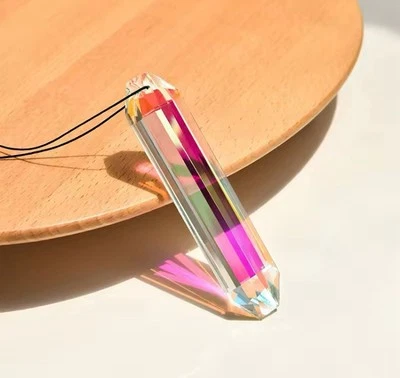 Kristall 120mm Prismen Hängende Tropfen Anhänger Suncatcher, Kronleuchter - Bild 1 von 4