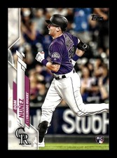 2020 Topps Series 2 Dom Nunez #456 Colorado Rockies RC Rookie