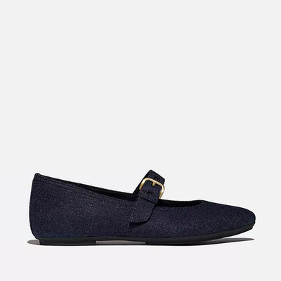 FITFLOP DELICATO Denim Mary Janes Ballerina Jeans denim blau A0O-D71