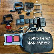 GoPro HERO7 Action Camera with Accessories and 3 Batteries Tested Condition