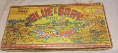 Marx 1961  Giant Blue And Gray  Near Complete